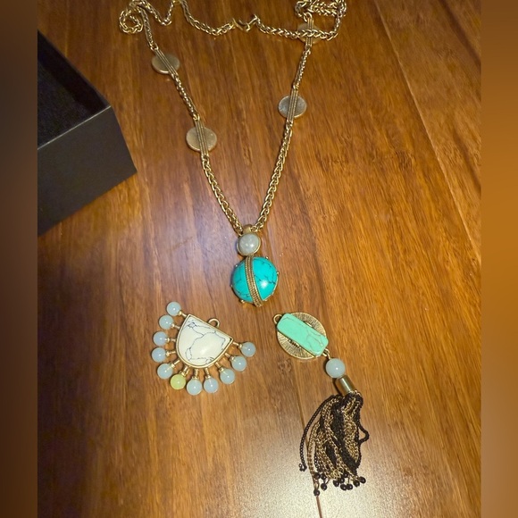 STELLA & DOT TOTEM TASSEL PENDANT NECKLACE - Picture 6 of 6